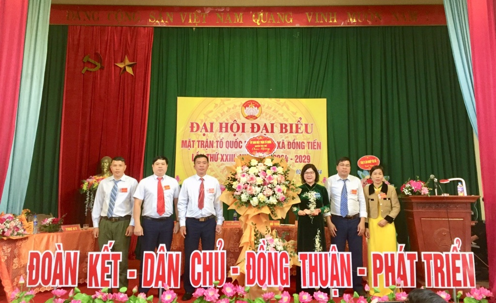 Đại hội Đại biểu lần thứ XXIII, nhiệm kỳ 2024 - 2029 của Ủy ban MTTQ Việt Nam xã Đồng Tiến.
