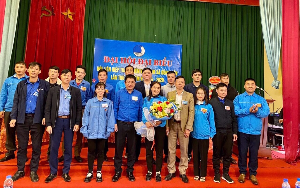 Đại hội đại biểu Hội Liên hiệp thanh niên Việt Nam xã Đồng Tiến lần thứ V, nhiệm kỳ 2024 - 2029